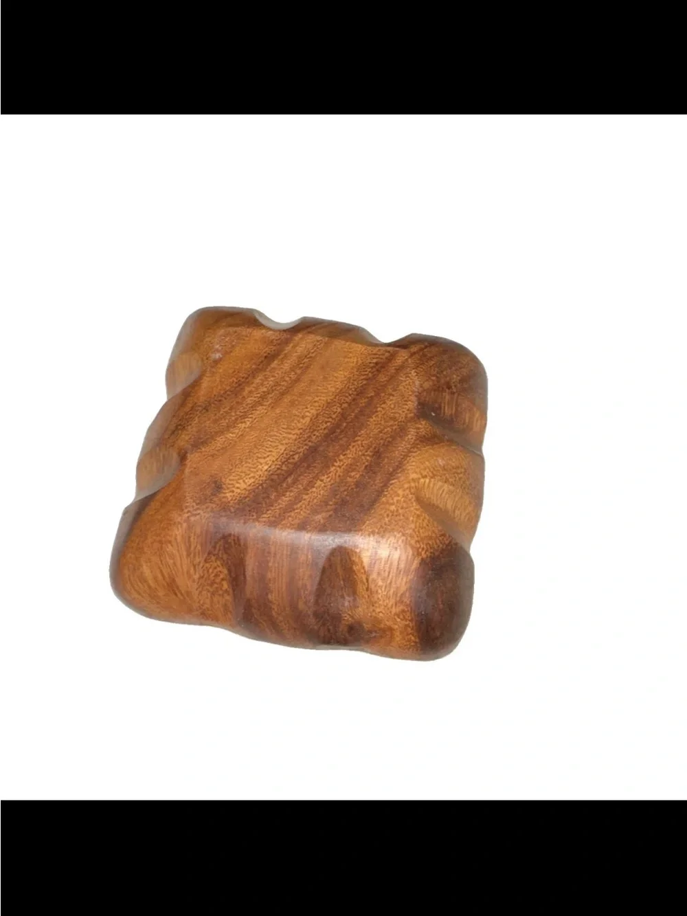 Beekman Home Artisan Wooden 3-Bowls and Serving Tray - Brown